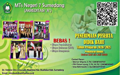 PENERIMAAN PESERTA DIDIK BARU TAHUN AJARAN 2020/2021